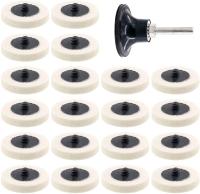 11pcs Disco De Tela Comprimida De Lana Para Pulido Y Lustrado 1"2"3" Con Rosca 1/4" Accesorios Para Herramientas De Madera Dremel - details 15