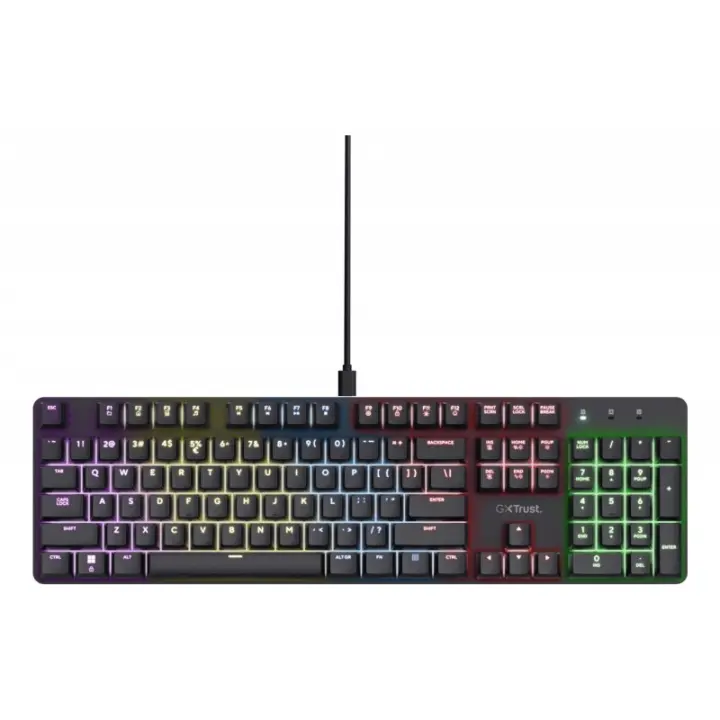 Trust - GXT 871 Zora teclado Juego USB QWERTY Español Negro 25682 - 1