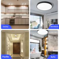 Lámpara LED Moderna 24W Control Remoto Por Alexa Google Siri Luz De Techo Dimmable WiFi Horario RGB+CW+WW Compatible Con HomeKit - details 11