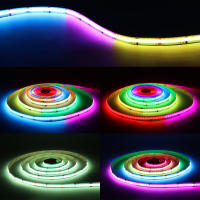 Tira De Luces LED RGBIC Tuya 12V 576LEDs/M Addressable Color Ambiente Juego Habitación Con IC COB WS2811 Tape Colorida - details 10