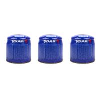 Set de cartuchos de gas para camping 190g, con válvula de seguridad compatibles con hornillos de rosca, No válidos para cocinas tipo aerosol, ideal para montaña, senderismo, acampada y exteriores - details 2
