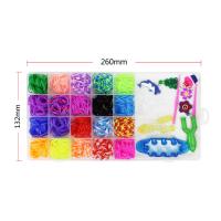 Kit de Gomitas Pulseras Gomas, DIY Gomas para Hacer Pulseras, Comitas Elásticas Plásticas Cuantas para Collares de Colores Goma con Telar de Juguete para Niños de Anillos y Collares de Bricolaje Manualidad - details 3