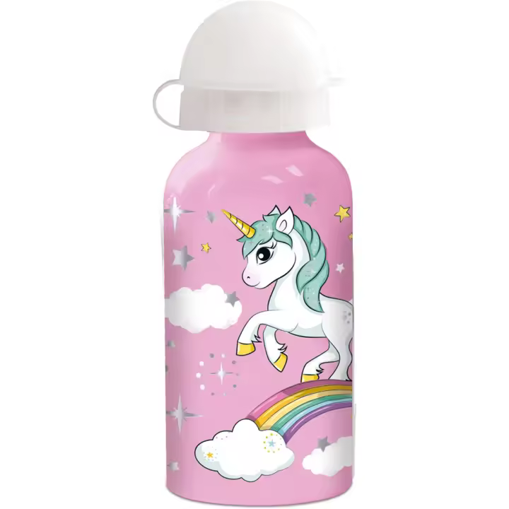 Botella Aluminio Pequeña 400 Ml Unicorn Rainbow (Stor 9711) - 1