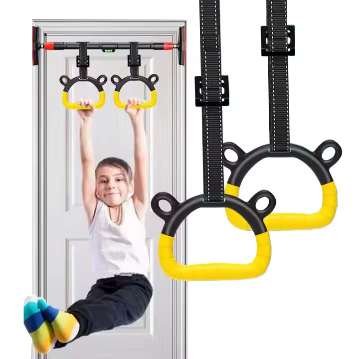 Anillos De Gimnasia Con Correas Ajustables Para Hombres Y Mujeres Ejercicio De Fortalecimiento De La Resistencia En Casa Equipamiento De Entrenamiento Corporal - 1