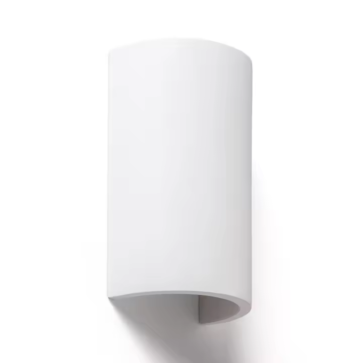 Ledkia Aplique de Pared Yeso Dupmy Round Blanco - 1