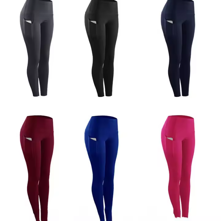 Leggings De Yoga Para Mujer Con Bolsillos Elevador De Cintura Y Glúteos Fitness Deportivos De Pierna Larga Cintura Elástica Tallas S a XXXL - 1