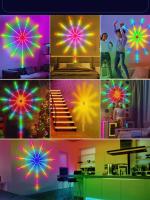 Tira De Luces LED Controlada Remotamente Con Efecto De Fuego RGB 5050 Sincronización De Música Para Decoración De Navidad Y Sala De Estar TV - details 7