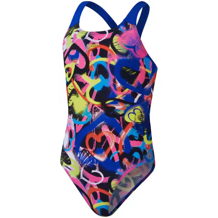 Bañador de niña SPEEDO DIGITAL ALLOVER POWERBACK - 1