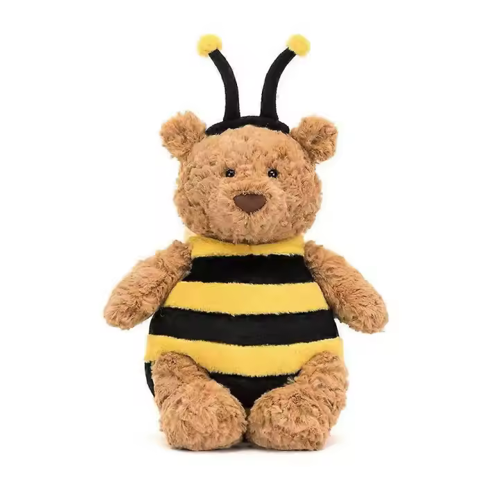 Bartolomé oso abejorro primavera abeja traje suave peluche muñeca regalos - 1