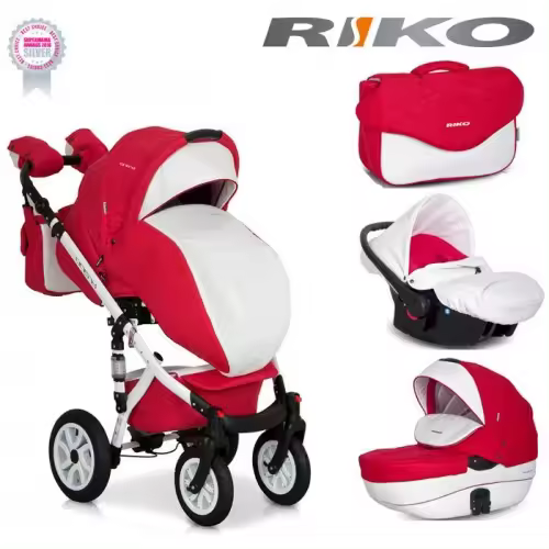 RIKO - Carrinho multifuncional BRANO ECCO + CARLO Sport Red - 1