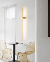 Lámpara De Pared LED Táctil Dimmable Para Pasillo Dormitorio Rotación 360° Luz De Interiores Farol De Pared Iluminación Doméstica Moderna Metal Negro Blanco - details 5