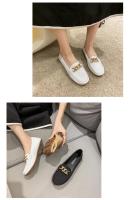 Zapatos De Mujer Otoño Primavera Nuevos Con Cadena Metálica Cuña Baja Punta Redonda Casual Zapatos De Mujer Loafer Para Madres - details 11