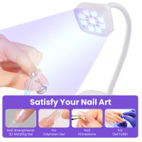 Secador De Uñas LED UV Inalámbrico Mini Lámpara De Secado Rápido Para Manicura Recargable Lámpara De Mesa Para Uñas - details 10