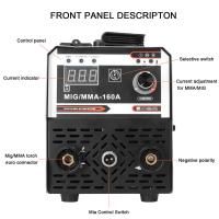 Soldadores MIG MMA 2 en 1, herramientas de soldadura Manual y multiusos con aislamiento de Gases de dióxido de carbono, inversor de corriente continua IGBT - details 7