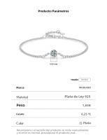 Pulsera De Plata Esterlina 925 Con Moissanita VVS1 0.25CT Pulsera De Cadena Lab Diamond Elegante Para Mujer Joyería Fina - details 8