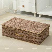 Caja de almacenamiento a prueba de humedad con impresión digital, caja de almacenamiento de ropa con patrón de bambú, caja de almacenamiento de ropa para el hogar de gran capacidad, caja de almacenamiento de pantalones, armario, edredón, chaqueta de pluma - details 5