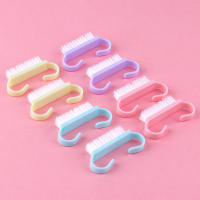 50Pcs Limpieza De Uñas Con Cepillo Plástico Herramientas De Arte De Uñas Y Pelos Suaves Para Manicura Y Pedicura Pack De Colores - details 4