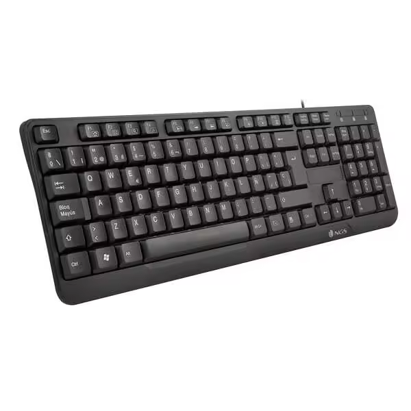 Ngs funkyv3 teclado multimedia usb - 12 teclas multimedia - cable de 1.40m - color negro - 1
