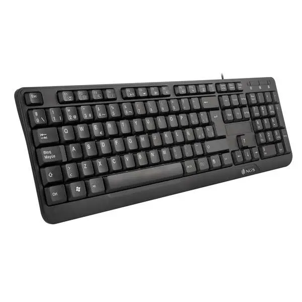 Ngs funkyv3 teclado multimedia usb - 12 teclas multimedia - cable de 1.40m - color negro - 1