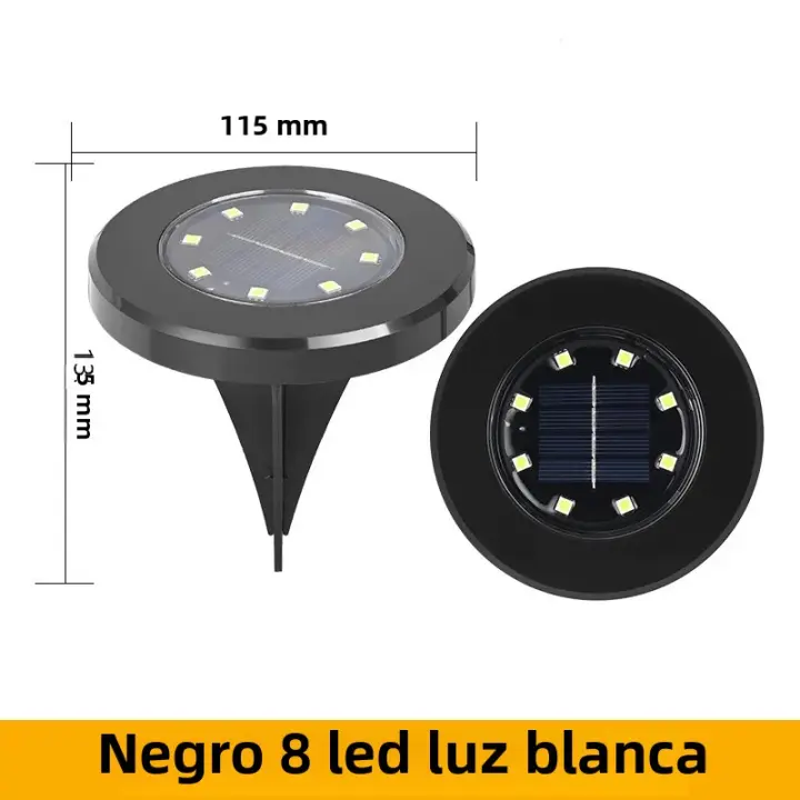 Lámpara Subterránea Solar LED Para Jardín Exterior Luz De Noche Impermeable Para Paisaje Vivienda De Villa Luz De Césped - 1