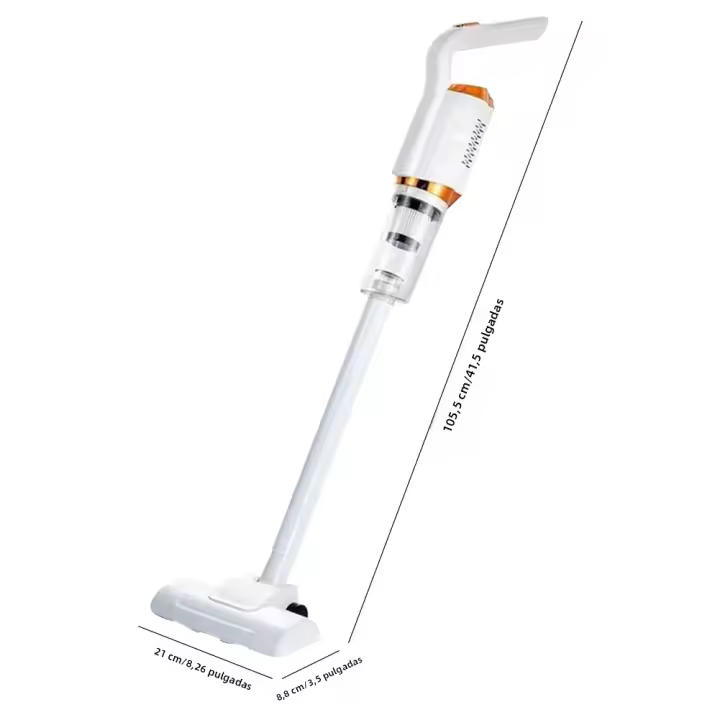 Robot De Limpieza Portátil 2 En 1 Manivela Recargable USB 2000mAh Con Fuerte Succión Para Vehículos Y Hogares 8500pa 700ml - 1