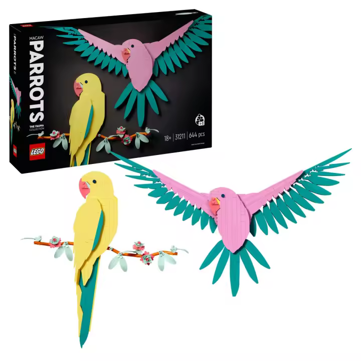COLECCION FAUNA: GUACAMAYOS - LEGO ART 31211 - 1