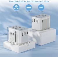 TESSAN Adaptador De Viaje Universal Con USB Y Tipo C Cargador De Pared Todoterreno Para Viaje a EU UK AUS Adaptador De Enchufe Internacional - details 8