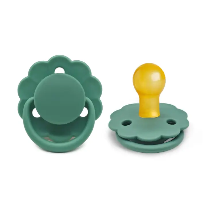Chupete De Silicona Para Bebés 0-36 Meses Con Cadena De Chupete En Colores Macarón Grado Alimenticio Divertido Para Masticar Niños - 1