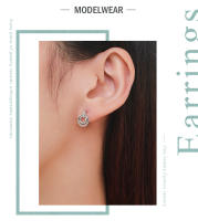 Zenyth-2 pendientes de plata S925 para mujer, elegantes y con estilo, OL, pendientes superllamativos, INS, Populares, pendientes de ciritas microincrustadas. - details 2