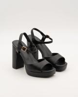 Buonarotti Sandalia mujer plataforma , polipiel beige o negro - details 2