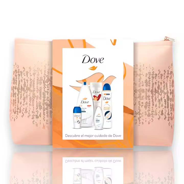 Neceser para cuidado Diario - Brillos de Dove. - 1