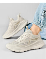 Zapatos De Correr Para Hombre Ligeros Cómodos Transpirables Moda Absorbentes De Choque Suela EVA Talla True Ankle above Microfibra Algodón Encierre De Pieza - details 11