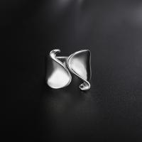 Anillo de Plata de Ley 925 with brilliant Diseño ajustable, sortija de apertura para Mujer, Gift de joyería - details 3