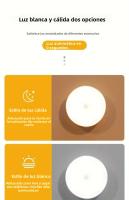 2pcs Luz De Noche Magnética Step Luz Recargable Por USB Con Sensor De Movimiento Inteligente 120° Amplio Rango De Sensación Cable De Carga Incluido - details 20