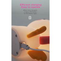 Lámpara Nocturna De Silicona Unicornio Para Niños Luz LED Recargable Por USB Decoración De Habitación Animal Cartoon Lámpara Táctil Para Regalos - details 14