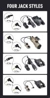 WADSN AXON SWITCHES UNIT Tactical Dual Pressure Switch Compatible Con SF/CRANE/2.5/3.5 Plug Botón Para Mlol Keymod 20mm Picatinny Rail M300 PEQ - details 3