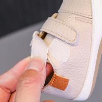 Zapatillas De Cuero Para Bebés Niños Y Niñas Primer Pasador Todoterreno Suave Talla 0-18 Meses Cierre De Correas Estilo Simple - details 8