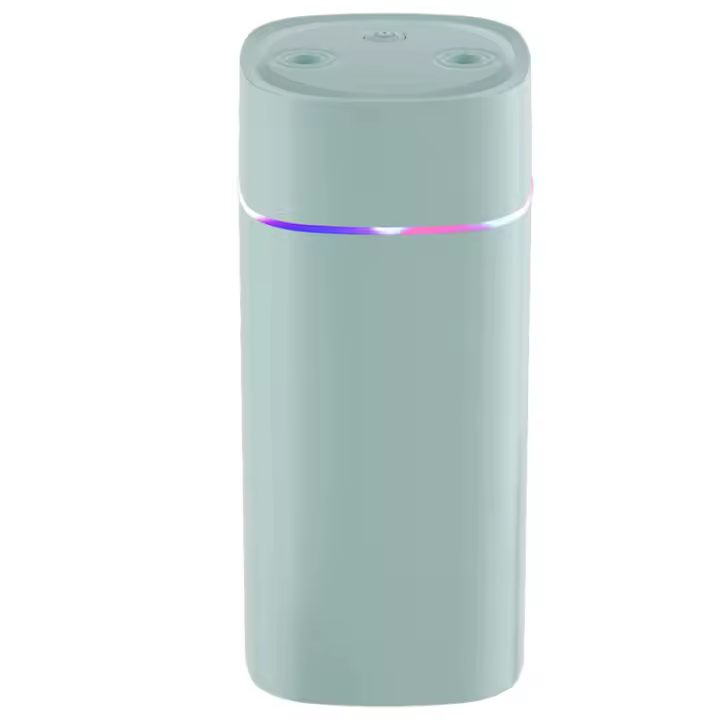 Humidificador de Aire de Escritorio con Luz Ambiental Nocturna, 600ml, Silencioso, pequeño y portátil para Dormitorio, habitación de Bebe, Coche de - 1