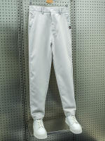 Pantalones De Traje Para Hombre Verano Delgados De Largo Completo Estilo Coreano Moda Casual Popular Pantalones Rectos Para Uso Diario - details 3