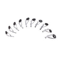 Kit De Reparación De Ancinas De Pesca En Acero Inoxidable 8pcs Con Anillos Y Guías De Ojo Para Enthusiastas De La Pesca Al Aire Libre 3 Estilos - details 2