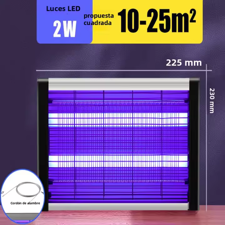 Lampara De Muerte De Mosquitos Para Restaurante Hotel Y Tienda Trapiche De Moscas Para El Hogar Interior Artificio De Muerte De Mosquitos - 1
