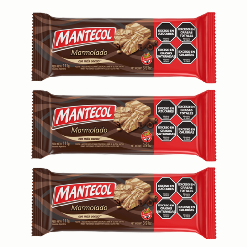 Mantecol Argentino Marmolado 111 Grs - PACK 3 UNIDADES - QUMIR