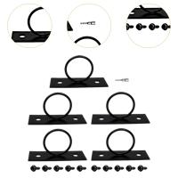 5 Piezas Soportes Para Cordones Decorativos De Acero Inoxidable 304 2" Fácil Instalación Para Escaleras Paredes Y Jardines - details 4