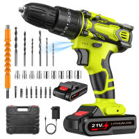 3 in 1 Cordless Impact Drill Brushed Electric Screwdriver  Electric Hammer Drill Mini Wireless Hand Drill Lithium-Ion Battery Power Tools Perfect For Gifts - details 8
