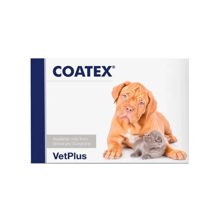 VETPLUS - Coatex (Cápsulas) - Complemento dermatológico para Perros y Gatos - 1