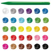 CERAS CARIOCA PLASTELLO SUPER RESISTENTE CAJA 30 UNIDADES - COLORES BRILLANTES IDEALES PARA DARLE LUZ Y COLOR A SUS DIBUJOS - details 2