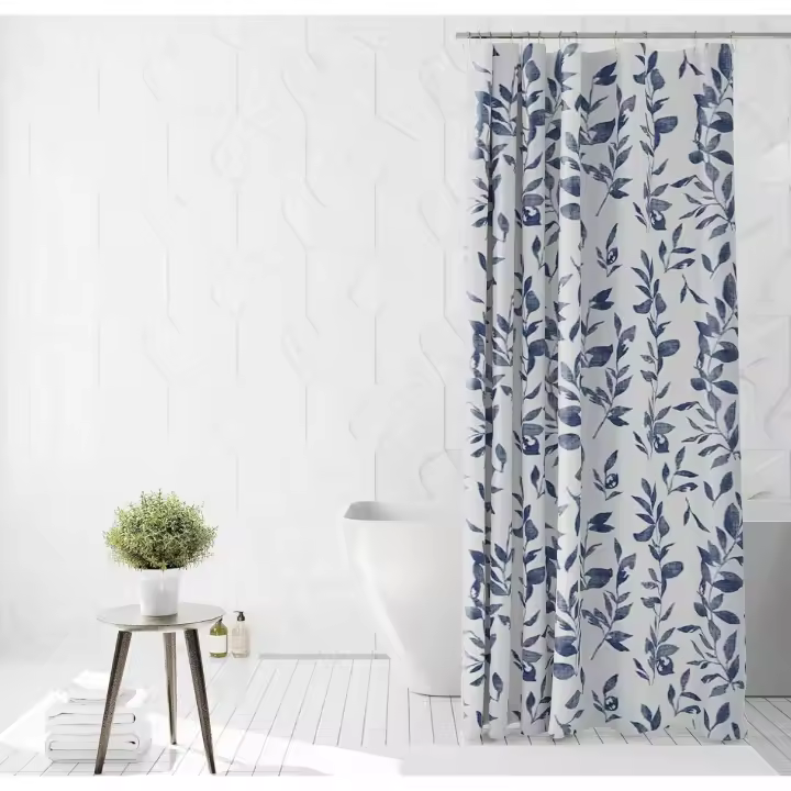 Cortinas de Ducha, Cortinas de ducha estampadas para baño, bañera, Impermeable, Resistente al Moho, Anti Moho y Impermeables 180 x 180 cm, 100% Polyester - 1