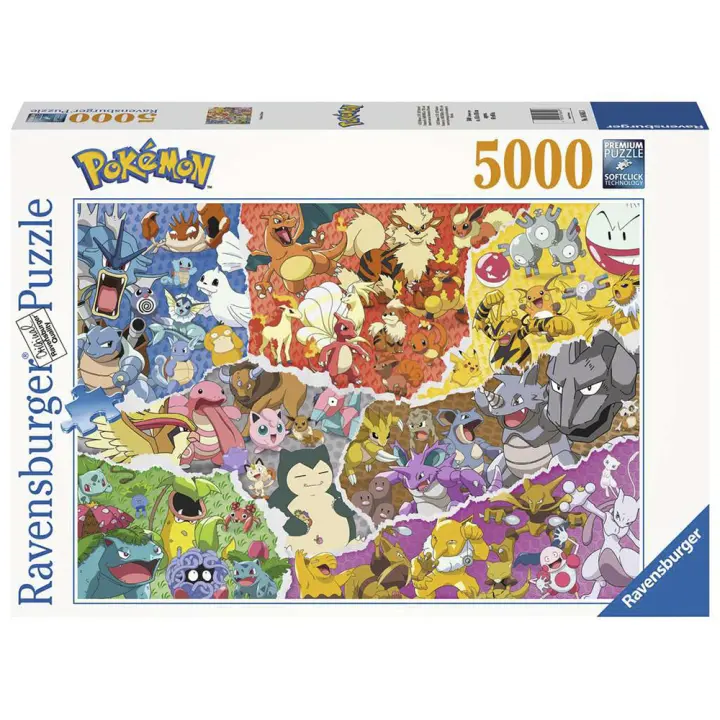 Puzzle Pokémon Allstar 5000 Piezas, Ravensburger, 16845, Tienda con Licencia Oficial - 1