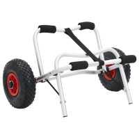 vidaXL Carrito plegable de kayak aluminio 45 kg - details 0