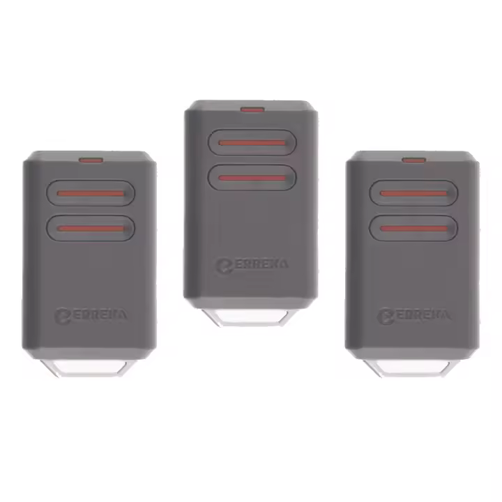 ERREKA Kuma KU02 Pack 3 Mandos Mando Garaje De 2 Botones Canales 433 MHz Compatible con Erreka Luna Y Reson Nuevo Modelo Más Resistente - 1